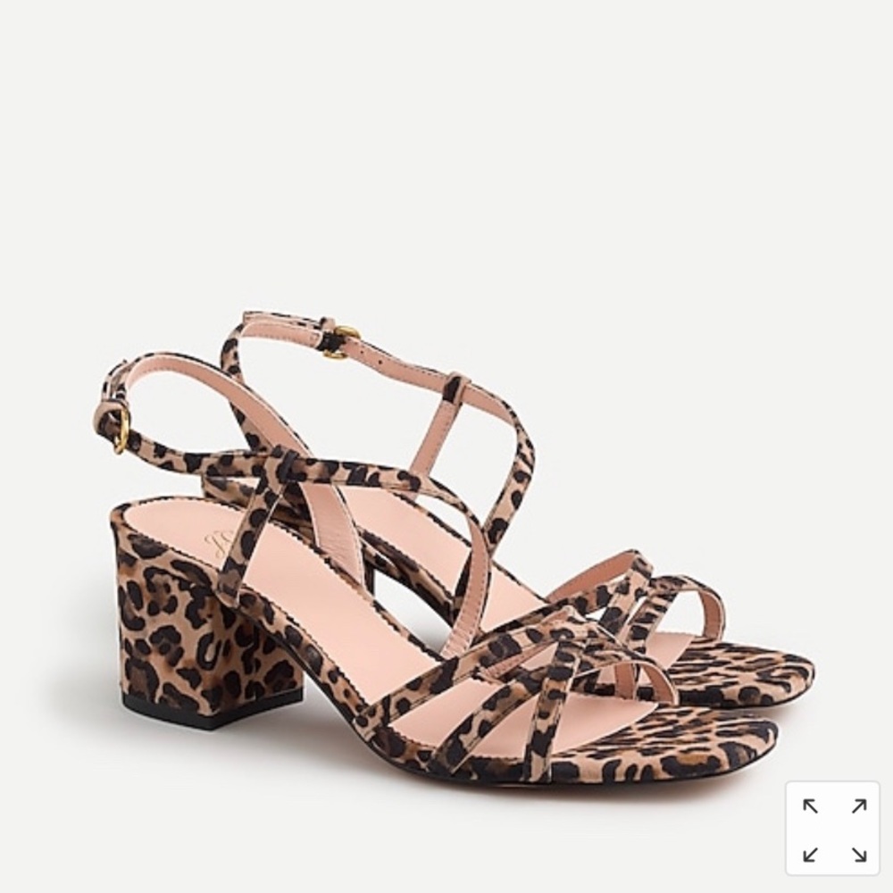 Leopard Strappy Heals